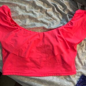 Kiava Cabana crop swim top